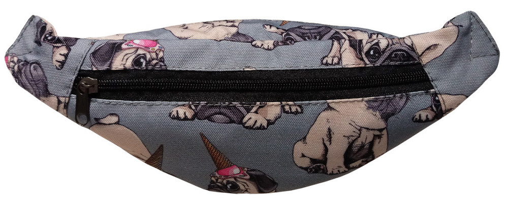 Сумка-бананка Tiger Rio Print+ Веселий мопс S217730 Київ - фото 2