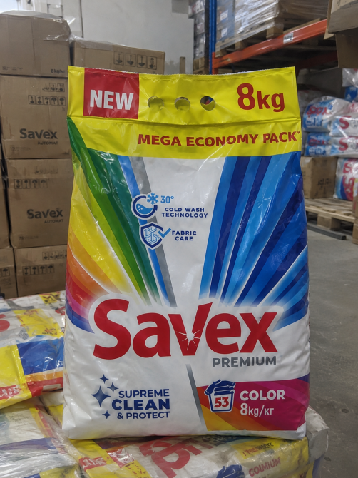 Стиральный порошок Savex Automat Premium Color 8 кг Киев - изображение 3