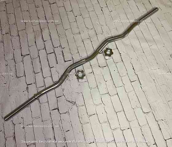 Гриф W-подібний 1.2 м з діаметром 25 мм Гантелі, гирі, штанги та диски хромований Київ