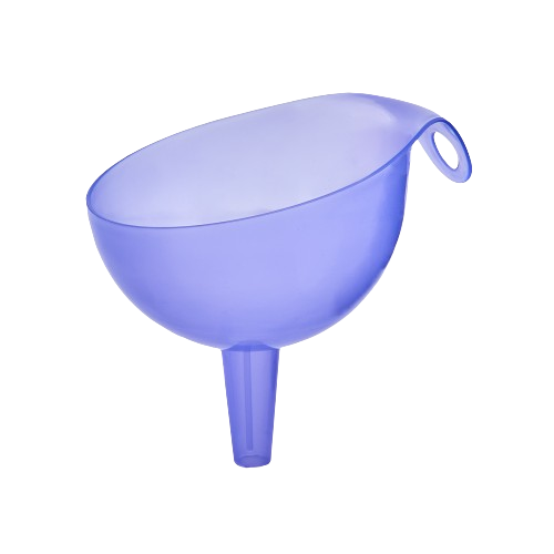 Воронка зливна мала пластик фіолетовий/прозорий Алеана Житомир