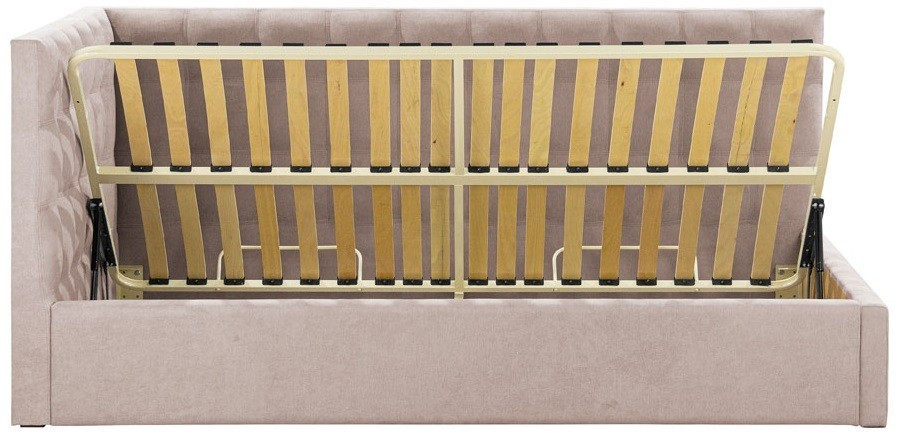 Кровать Chester с боковой спинкой Comfort 90 x 200 см Rosto 13 С подъемным механизмом и нишей для белья Мокко Киев - изображение 5