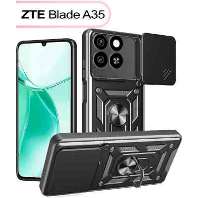 Чохол до мобільного телефона BeCover Military ZTE Blade A35 Black (713549) Вінниця