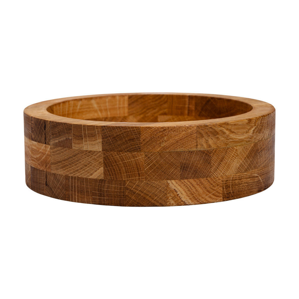 Деревянная глубокая миска из дуба 25 см Киев - изображение 4