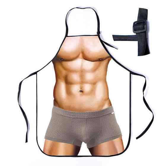 Фартук с приколом в трусах 73 на 57 см разноцветный Киев