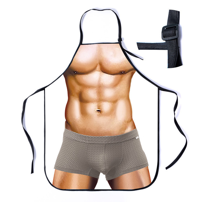 Фартук с приколом в трусах 73 на 57 см разноцветный Киев - изображение 2