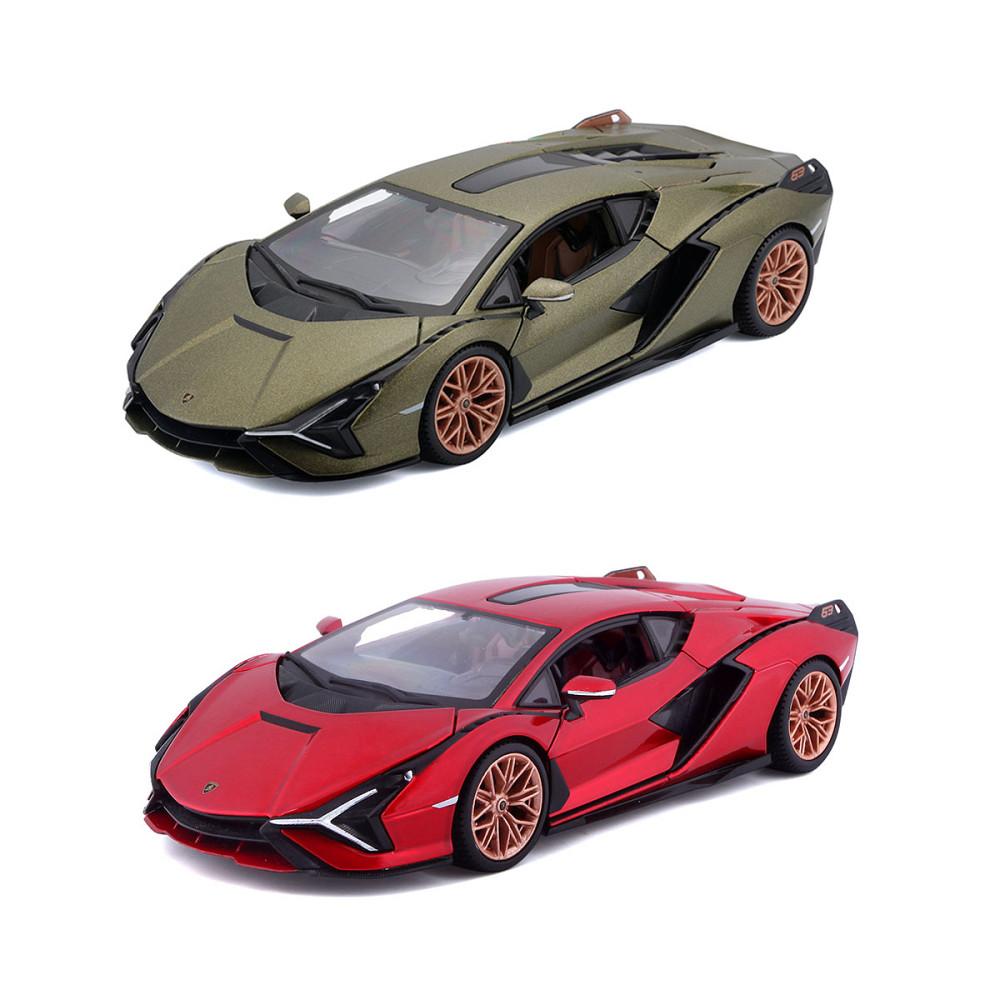 Автомодель - LAMBORGHINI SIÁN FKP 37 (асорті зелений металік, червоний металік, 1:24) Дніпро - фото 1