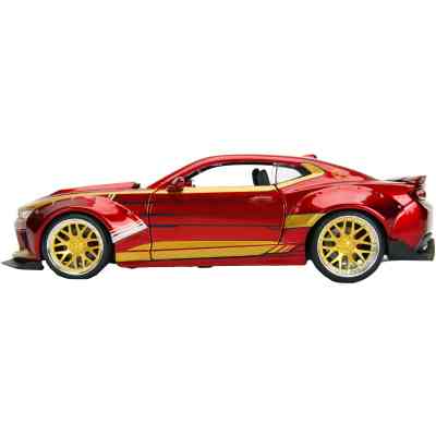 Машина Jada металева Марвел. Месники: Шевроле Камаро (2016) з фігуркою Залізної людини 1:24 (253225003) Вінниця