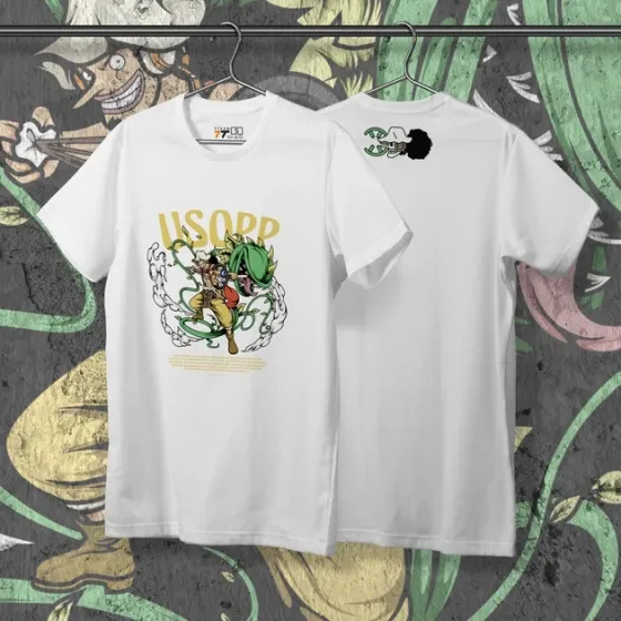 Футболка мужская с принтом Ван Пис Usopp Размер 48 Anime0271 Днепр
