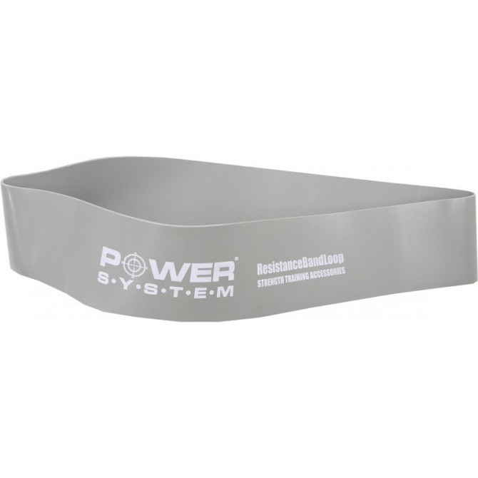 Резинка для фітнесу Power System PS-4063 Flex Loop Strong Grey (опір 23кг.) Каменское - изображение 3