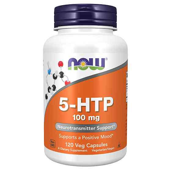 5-гідрокситриптофан Now Foods 5-HTP 100mg 120 vcaps Київ