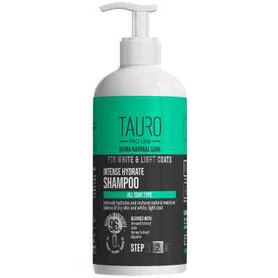 Шампунь для тварин Tauro Pro Line Ultra Natural Care зволожуючий для білого, світлого забарвлення 1000 мл (TPL63619) Вінниця