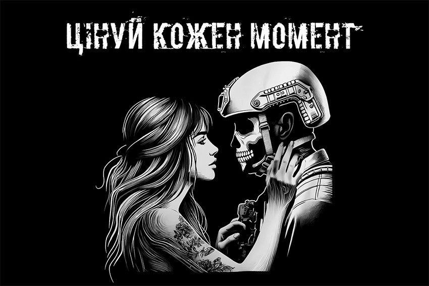 Банер Цінуй кожен момент 900х600 мм Запоріжжя - фото 1