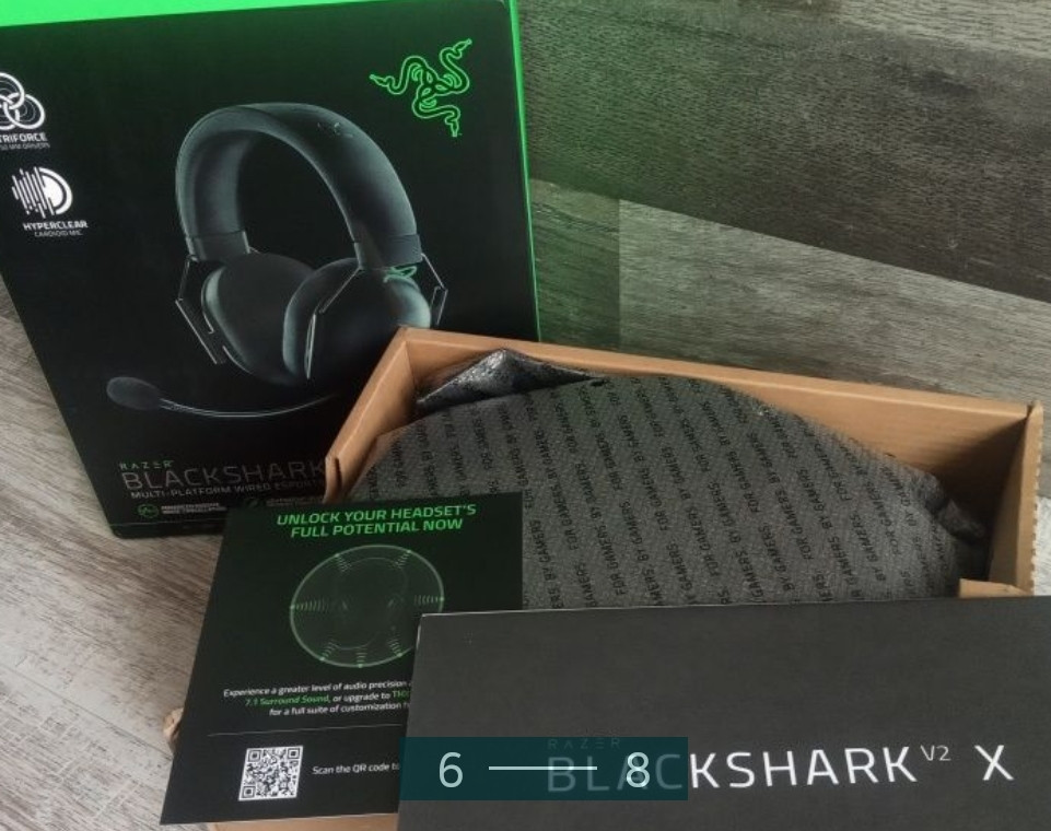 Наушники: Razer Black Shark V2 X Black. Киев - изображение 6