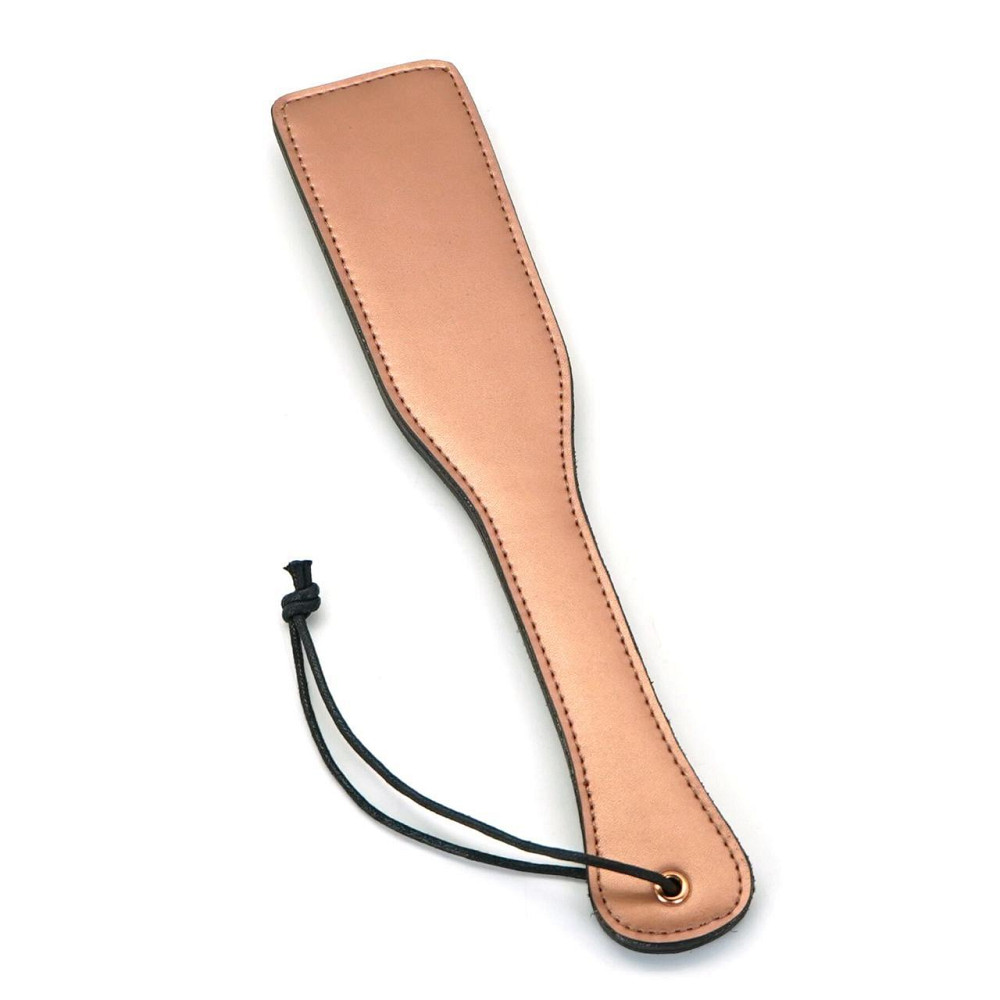 Паддл Liebe Seele Rose Gold Memory Paddle, обтягнутий натуральною шкірою, рожеве золото Sex Aura Київ - фото 1