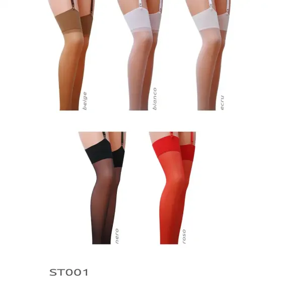 Класичні панчохи під пояс із широкою гумкою Passion ST001 5 nero Львів