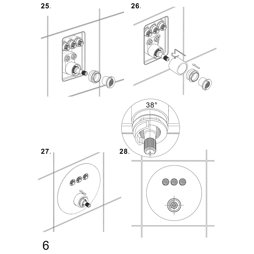 Душова система вбудована TOPAZ LOFT TLF 32117-L06-C-Termostat Тернополь - изображение 10