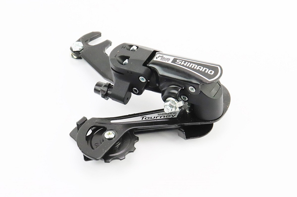 Перемикач ланцюга задній 6зв. кріпл. гачок, чорний Tourney RD-TY 21 Київ - фото 1