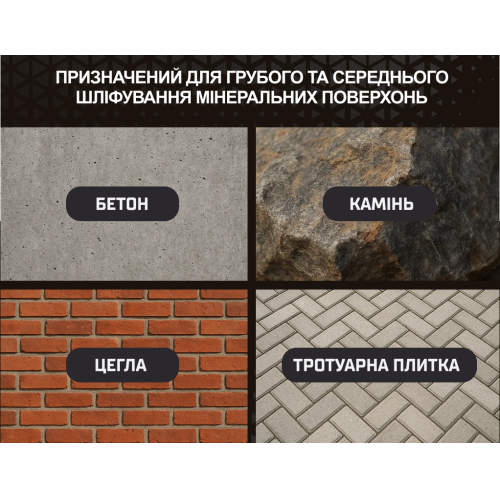 Alloid Pro. Диск алмазний шліфувальний Advanced Segment 125мм Одеса - фото 9