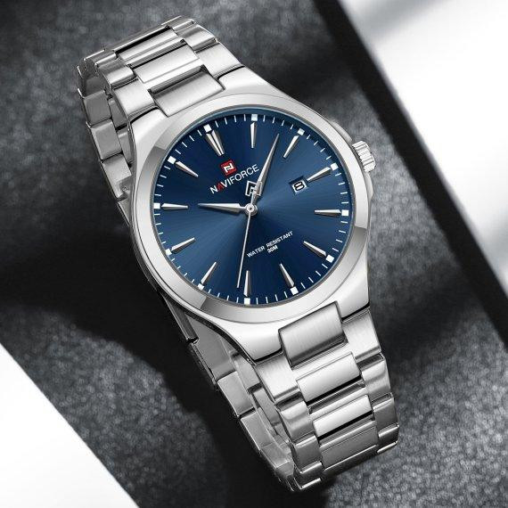 Годинник чоловічий наручний Naviforce Spartan (Сріблястий) Київ - фото 7