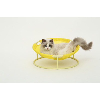 Лежак для животных MISOKO&CO Pet bed round 45x45x22 см yellow (HOOP31832) Винница - изображение 4