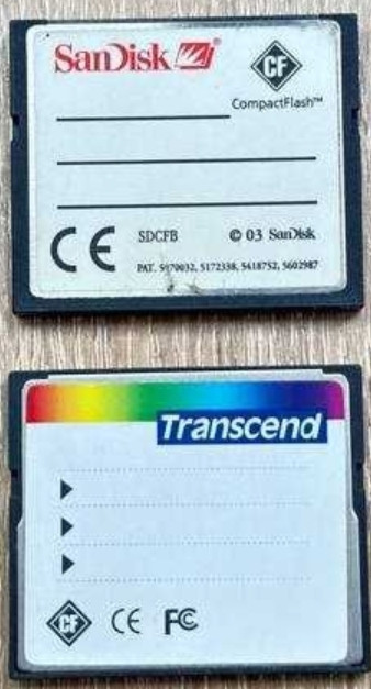 Карта памяти для фотоаппарата CompactFlash Transcend, SanDisk. Киев - изображение 1