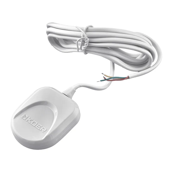 Датчик контролю протікання води Koer KR.1501-1 (довжина дроту 2 м) (KR5222) Київ