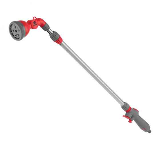 Пистолет-распылитель для полива, на телескопической штанге 90-120 см, 9 режимов, материалы: ABS, TPR INTERTOOL GE-0043 Киев