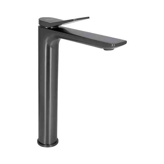 Змішувач для раковини Qtap Presto високий QTPRE269GRP45582 Graphite Київ