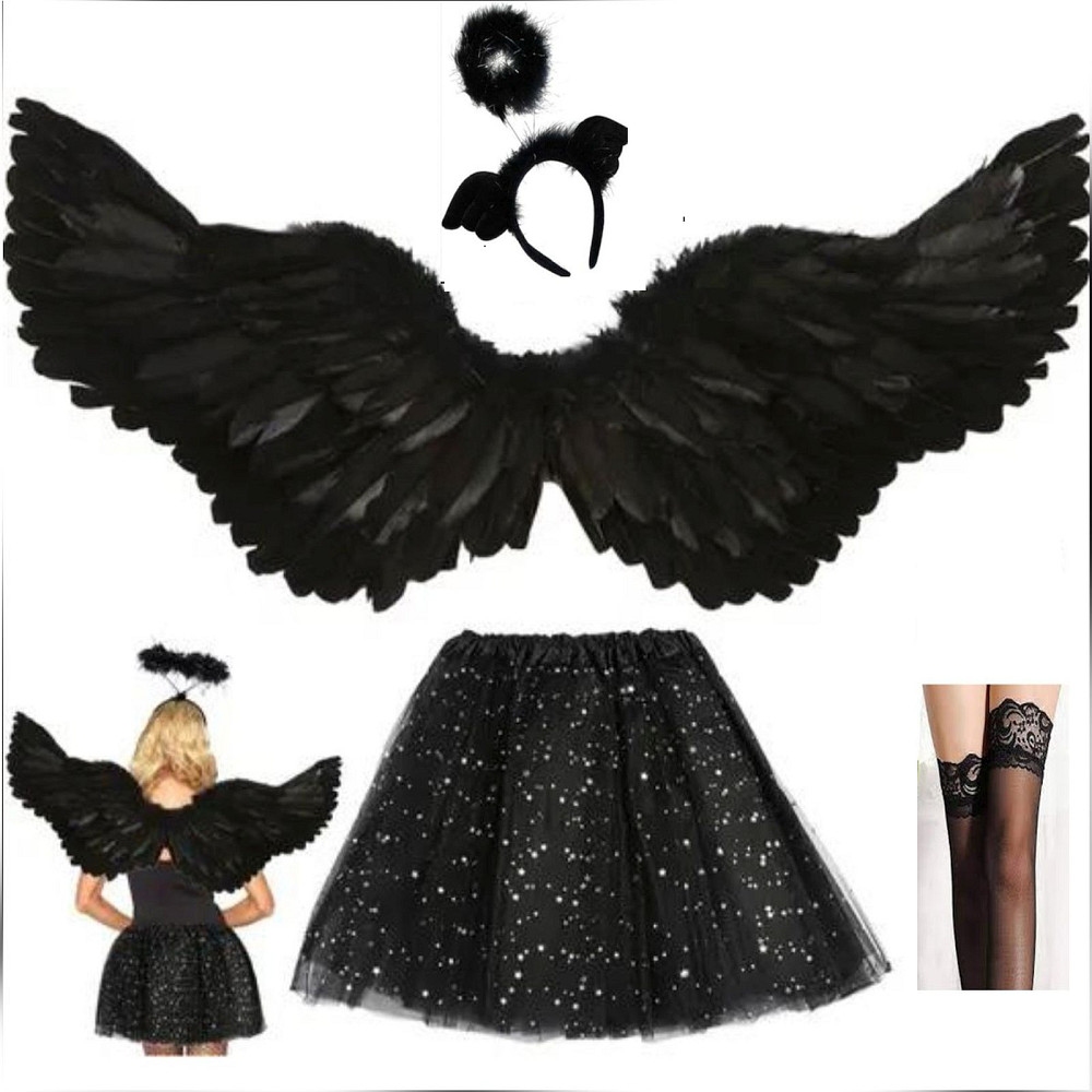 Костюм чорного ангела 29158 Луцк - изображение 1