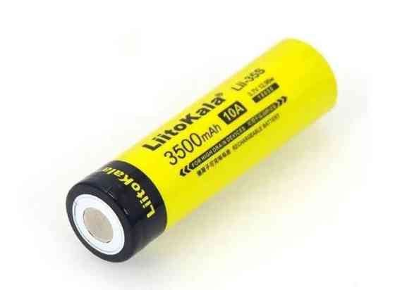 Акумулятор високотоковий Liitokala Lii-35S 18650 Li-ion 3.7 В 3500 мА·год 10 А Винница