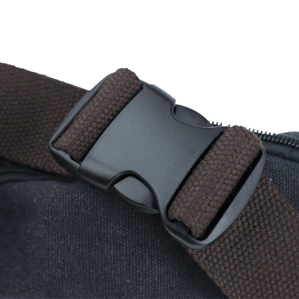 Сумка поясная текстильная Vintage 20085 Черная Киев - изображение 2