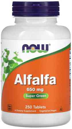 Люцерна Now Foods Alfalfa 650 мг 250 таблеток Київ