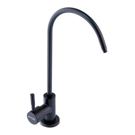 Кран для питної води з нерж. сталі SUS304 Mixxus Mono-07.SUS Filter Black (MI6029) Київ