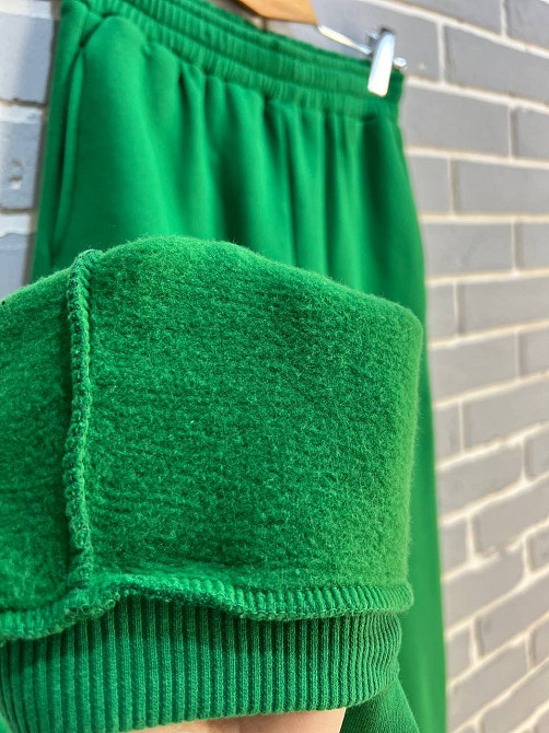 Штаны женские Pepper&mint 24-13 спортивные джоггеры резинка на талии утепленные зеленые, зеленый, M Киев - изображение 11