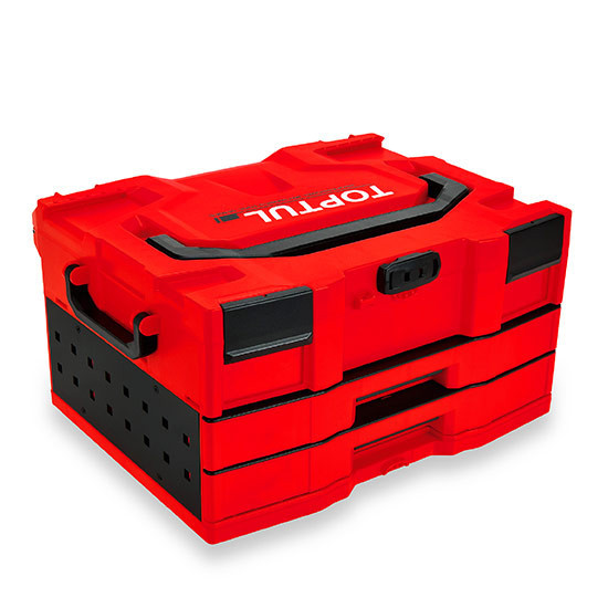 Ящик для инструмента модульный 3 секции 456x372x250мм (пластик) TOPTUL TBCE0202 Одесса - изображение 1