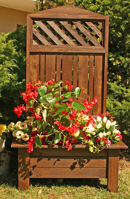 Кашпо на стійці "Еребру" капучино Миколаїв - фото 2