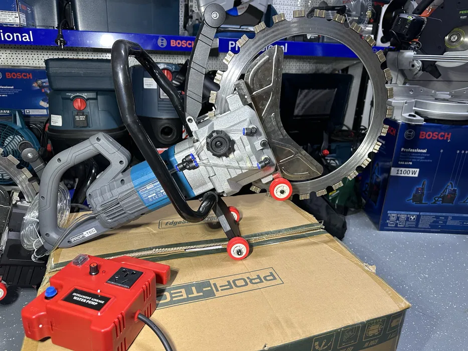 Мощная кольцевая пила для резки бетона PROFI-TEC EdgeSaw E6200 : 6200 Вт, диск 520 мм (007653) Киев - изображение 7