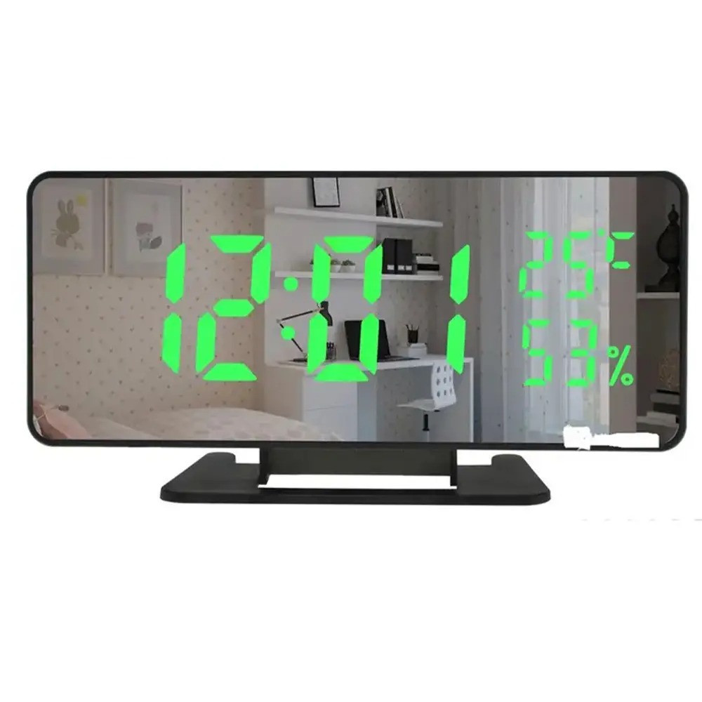 Електронний годинник з будильником і термометром VST-888Y,від мережі SBR Київ - фото 1