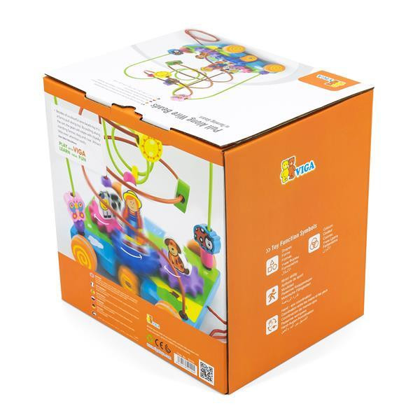 Деревянная каталка-лабиринт Viga Toys Шестеренки (50120) Харьков - изображение 3