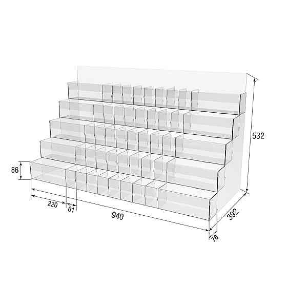 Підставка EKOSTAR для ручок та олівців 40 комірок Київ
