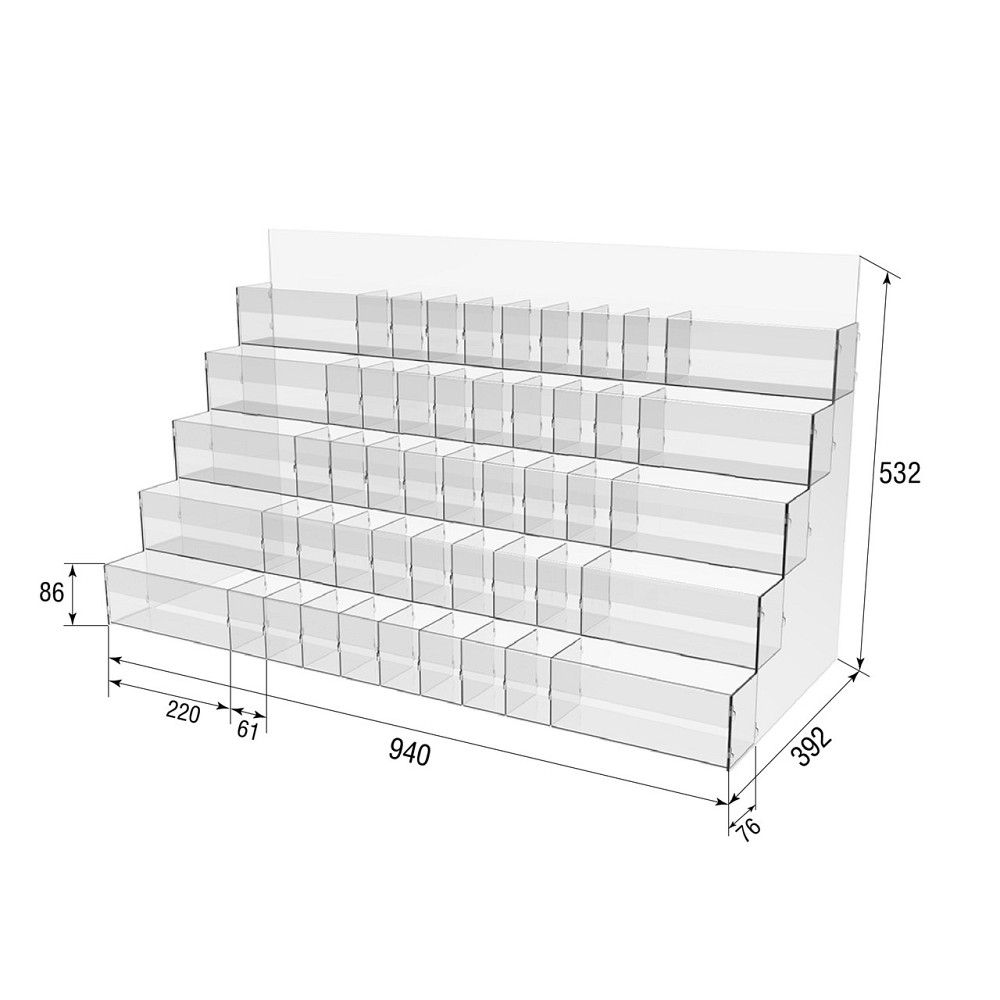 Підставка EKOSTAR для ручок та олівців 40 комірок Київ - фото 3