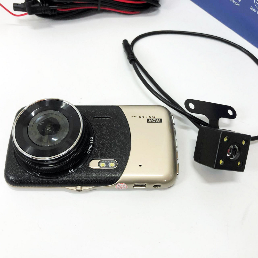 Автомобільний відеореєстратор X600 LCD 4 Angel Lens камери 1080P Full WX-399 HD TF Київ - фото 10