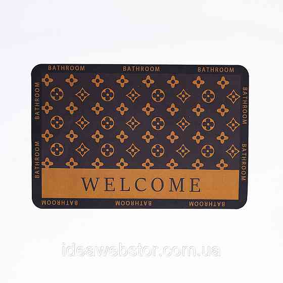 Килимок придверний Welcome 58*38 см діатомітовий Yiwu HP-42-132 Київ