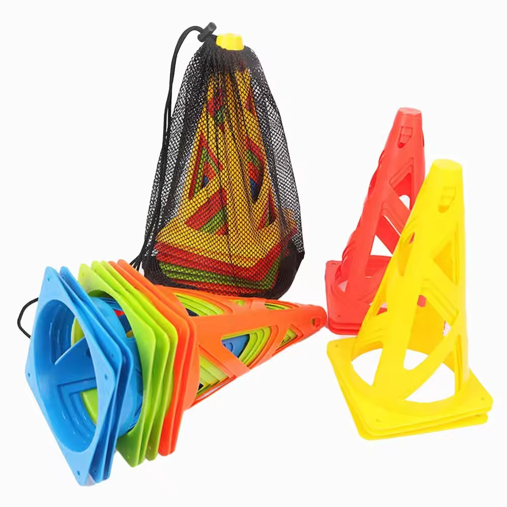 Конус спортивый для тренировок 10 шт в комплекте, размер 23 х 13 см Каменец-Подольский - изображение 5