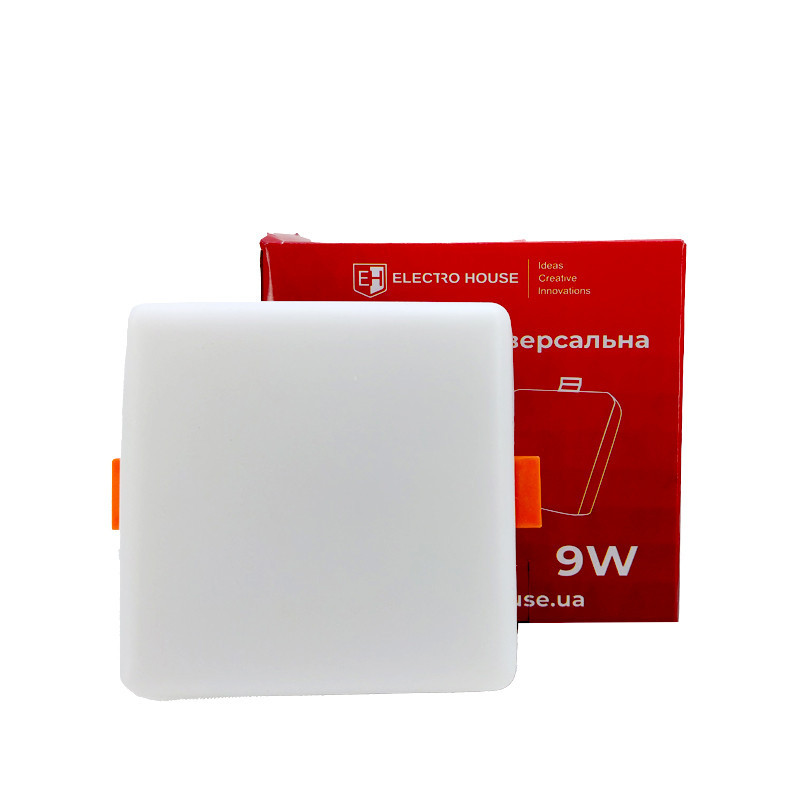 Врезной светильник квадрат 9 Вт 6500К Ø60-70 Киев - изображение 1