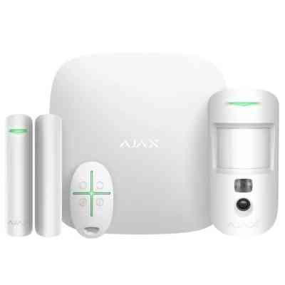 Комплект охранной сигнализации Ajax StarterKit Cam Plus HDR white Винница