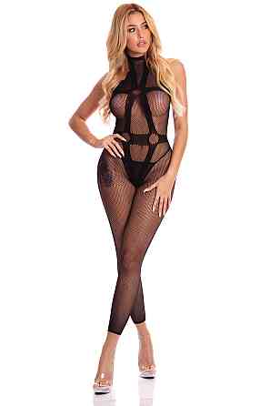 Комбинезон BEATS WORK GEO BODYSTOCKING BLACK, OS Sex Aura Киев