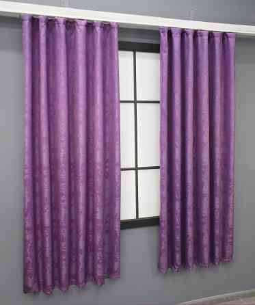 Комплект коротких штор VR-Textil Жаккард Sultan № 1559ш Лавандовый 130х170 см 2 шт (35-0311) Киев