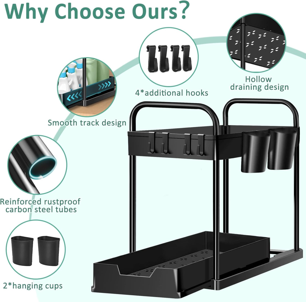 Органайзер з висувною скринькою 2 яруси NR001 18538 Луцк - изображение 2