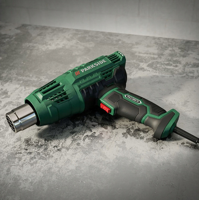 Электрический строительный фен 2 режима с 4 насадками Parkside (PHLG 2000 F5) Нововолынск - изображение 10